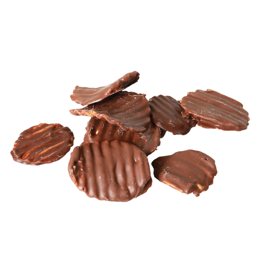 Chocolate potato chips