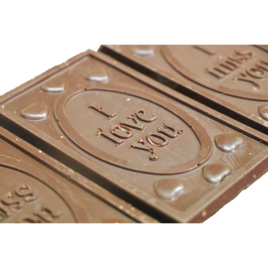 I love you chocolate bar
