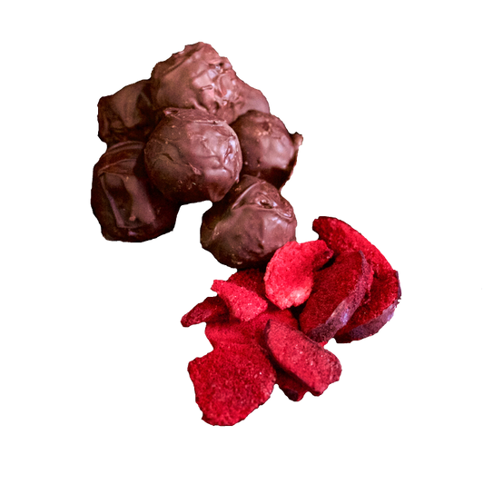Chocolate Black Doris Plum Truffle