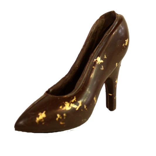 One gold cinderella slipper