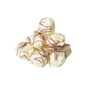 A pile of white chocolate Ginger chocolate truffle