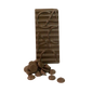 dark chocolate bar with dark chocolate buttons