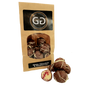 white chocolate and raspberry truffles in a bag