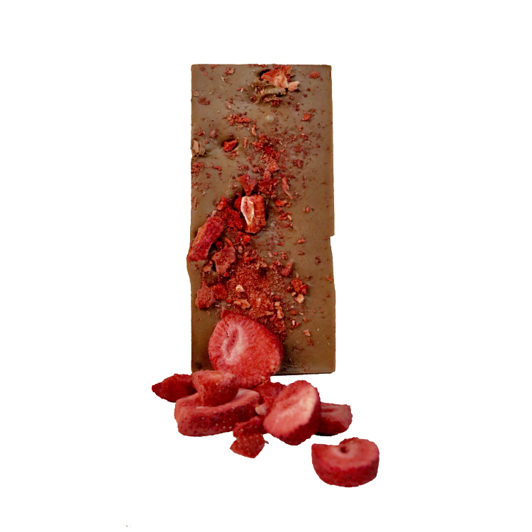 strawberyy pistachio chcolate bar